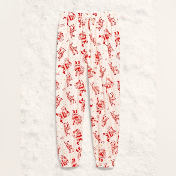 🆕 Old Navy Women's High-Waisted Flannel Pajama Jogger PJ Sleep Pants Bottoms S - Picture 10 of 16